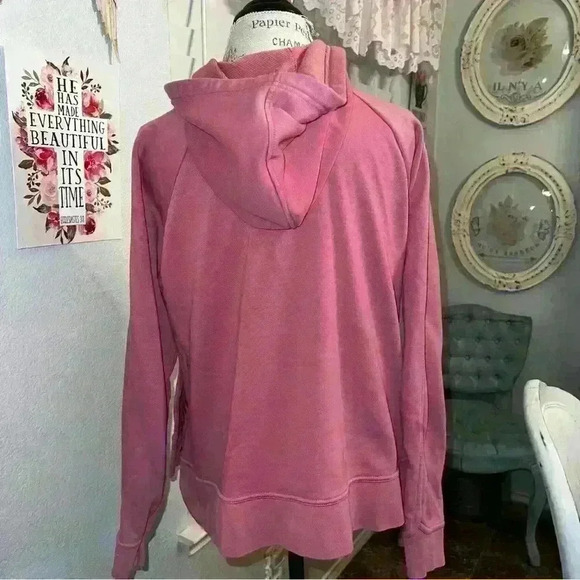 Nike Women's Get Fit Desert Berry/White Full-Zip Training Hoodie size medium - Picture 10 of 14